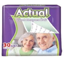 ACTUAL HASTA ALTI YATAK KORUYUCU 60*90 30LU