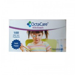 OCTACARE 100LÜ PEDİATRİK GÖZ BANDI KIZ 5CM*6.2CM