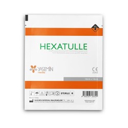 HEXATULLE TÜL SARGI 10CM X 10CM