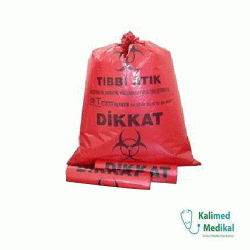 NİLPLAST 80CMx110CM TIBBİ ATIK POŞETİ  800GR RULO:10 ADET