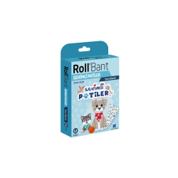 ROLLBANT SEVİMLİ PATİLER YARA BANDI 12Lİ