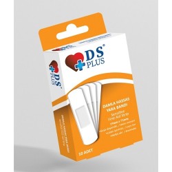 DS PLUS TEKSTİL YARA BANDI 1 KUTU=10 ADET