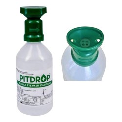 PİTDROP PD110 NACL STERİL GÖZ YIKAMA SOLÜSYONU YEŞİL KAPAK 500 ML