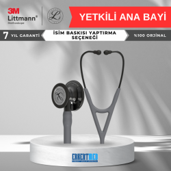 3M LİTTMANN CARDIOLOGY 4 6238 (GRİ / ÖZEL DUMAN ÇAN)
