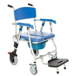 HURACAN JLC00105  TUVALET BANYO SANDALYESİ MAVİ RENK