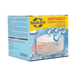 SABAN 500GR X 2 (1 KUTU) NATUREL NEM ALICI YEDEK TABLET