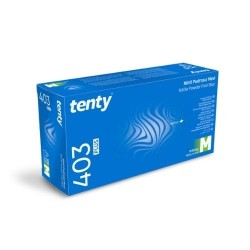 TENTY NİTRİL MAVİ PUDRASIZ MUAYENE ELDİVENİ SMALL 100LÜ 403