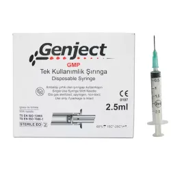 GENJECT ENJEKTÖR DENTAL 2.5 ML 27G 0.40MMX50MM UZUN