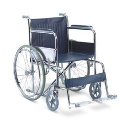MEDWELT TEKERLEKLİ KROMAJLI SANDALYE TM-H-8034
