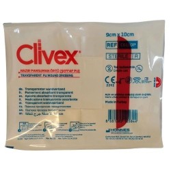CLIVEX PAD PU STERİL ŞEFFAF YARA ÖRTÜSÜ 9CMX10CM C6110P CLiVEX SIVI GEÇİRMEZ