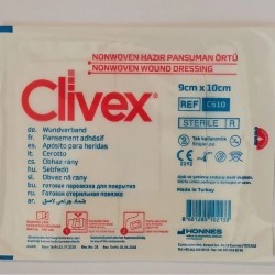 CLIVEX PAD STERİL NONWOVEN YARA ÖRTÜSÜ 9CMX10CM C610 CLiVEX