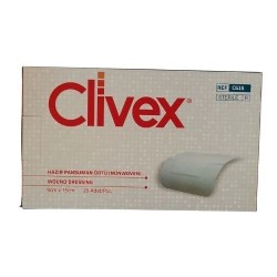 CLIVEX PAD STERİL NONWOVEN YARA ÖRTÜSÜ 9CMX25CM C625 CLiVEX