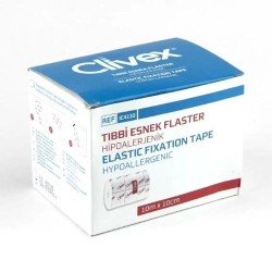 CLIVEX TIBBİ ESNEK FLASTER 10CMX10M HİPOALERJENİK FİX FLASTER CLİVEX C4110
