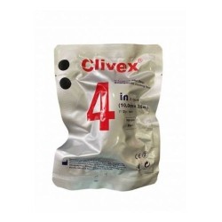 CLIVEX ORTOPEDİK ALÇI SARGI 4INCH 10CMX3.6MT SENTETİK AMERİKAN ALÇI 1ADET CLİVEX