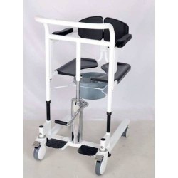MEDWELT TM-H-8048 HİDROLİK KLOZETLİ TRANSFER TEKERLEKLİ SANDALYE