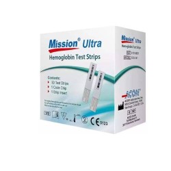 ACON MİSSİON ULTRA HEMOGLOBİN TEST STRİBİ 50 ADET (1 KUTU) ULTRA MODEL