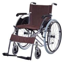 MEDWELT TM-H-8025 ALUMİNYUM STANDART TEKERLEKLİ SANDALYE