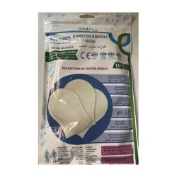 MED-COVER BARİYER KREMLİ KESE 10LU PAKET - YATAN HASTA TEMİZLEME KESESİ