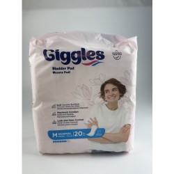 GİGGLES KADIN MESANE PEDİ MEDİUM 20Lİ NORMAL PAD