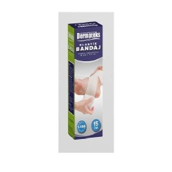 DERMATEKS ELASTİK SARGI BEZİ 15CM X 4MT(GERİLİ)