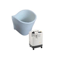 OKSİJEN KONSANTRATÖRÜ PALL FİLİTRE PM-KN01 MEDWELT RESPRİOX JLO290İ GF-1800 GENİŞ BEYAZ KEÇE J5