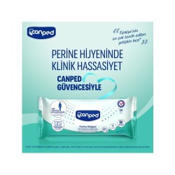 CANPED PERİNE BÖLGESİ HAVLUSU 50Lİ KAPAKLI BÜYÜK BOY