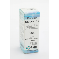 POVIEXIN OKSİJENLİ SU %3 30ML POVİEXİN (KUTUSUZ) MİNİ