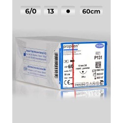 PROPİLEN P131 6/0 13 3/8 60CM YUVARLAK EMİLEMEYEN İPLİK