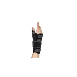 KİFİDİS İPLİ BAŞPARMAK DESTEKLİ SAĞ EL BİLEK ATELİ SİYAH RENK NO:1 SAĞ BİLEK ÇEVRESİ 13-15CM ARASI ÖLÇÜLERE UYGUN