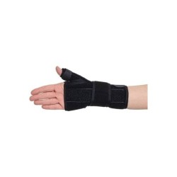KİFİDİS İPLİ BAŞPARMAK DESTEKLİ SOL EL BİLEK ATELİ SİYAH RENK NO:3 SOL BİLEK ÇEVRESİ 19-23CM ARASI ÖLÇÜLERE UYGUN