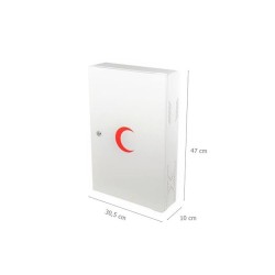 ERKENTMED METAL KİLİTLİ ECZA DOLABI AKŞAN 416