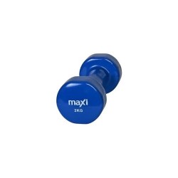 PLASTİK DAMBIL AĞIRLIK 2KG TEK VİNİL KAPLI MAXI