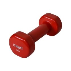 PLASTİK DAMBIL AĞIRLIK 1KG TEK VİNİL KAPLI MAXI