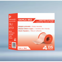 DS TIBBİ BEZ FLASTER 5MX5CM