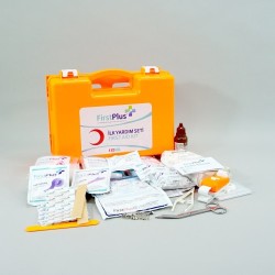 FİRST PLUS İŞ YERİ İLK YARDIM SETİ DUVARA MONTE İÇİ DOLU KIZAKLI FİRSTPLUS FP04.101 İş Yeri Ekstra İlk Yardım Seti