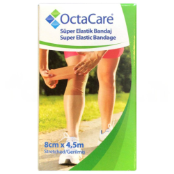 OCTACARE SÜPER ELASTİK BANDAJ 8CMX4,5M 24084