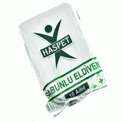 HASPET SABUNLU BANYO ELDİVENİ 10 LUK ŞAMPUANLI VÜCUT YIKAMA KESESİ