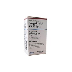 COAGUCHEK XS PT INR ÖLÇÜM 24 TEST ÇUBUĞU INR İNR SKT:2027-11-30
