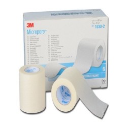 3M 1530-2 MİCROPORE HİPOALLERJENİK FLASTER 5,0CMX9,1M   1ADET